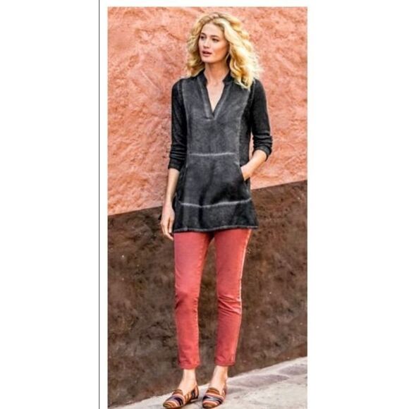 Soft Surroundings Metro Coral Pull On Pants XL - Picture 10 of 10